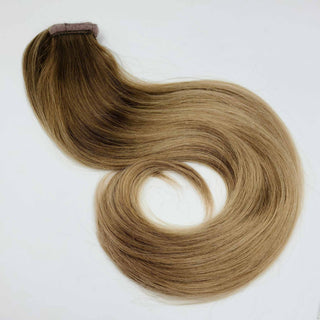Ponytail 20" Hair Extensions Color CBM Cool Brown Melt