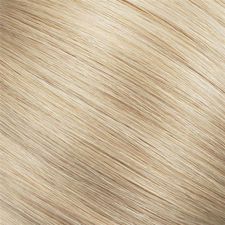 Flat Clip-In 14" Hair Extensions Color 12 Bright Beige Platinum