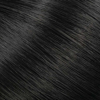 Flat Clip-In 14" Hair Extensions Color 1 True Jet Black