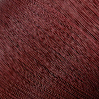 Flat Clip-In 22" Hair Extensions Color 20 Rich Burgundy