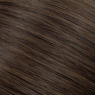 Flat Clip-In 22" Hair Extensions Color 5 Medium Dark Brown